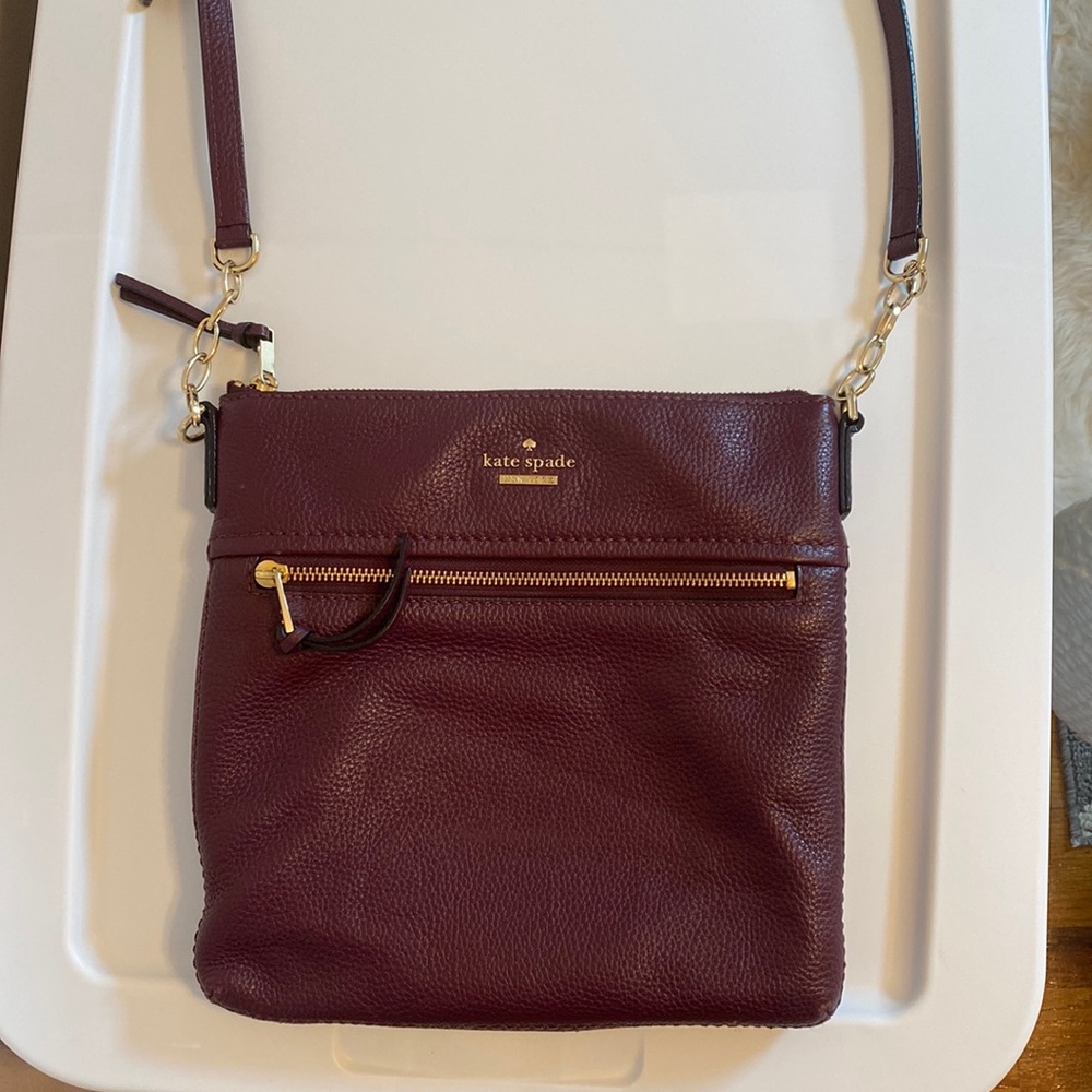 Plumb purple Kate spade purse
